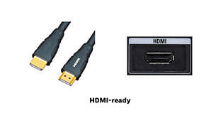 HDMI for quick digital connection