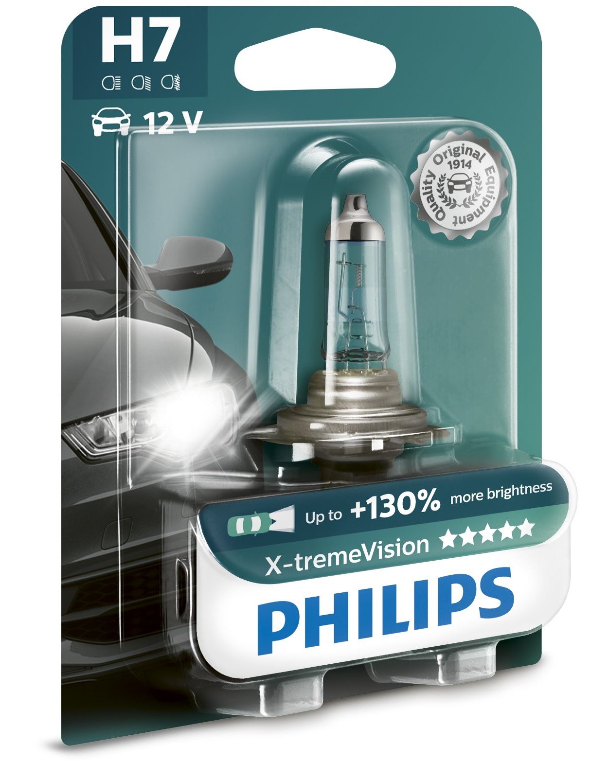 Ampoules Moto Philips Ampoule Feux De Route H7- Vision - 12v 55w -  Satisfait Ou Remboursé 