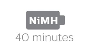 Tunnin latauksella 40 minuuttia käyttöaikaa