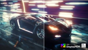 DisplayHDR&trade; True Black 500 呈现令人惊叹的阴影细节
