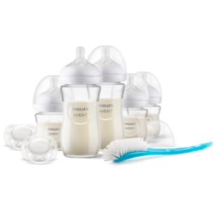 Avent Natural Response Set de biberoane de sticlă pentru nou-născuţi