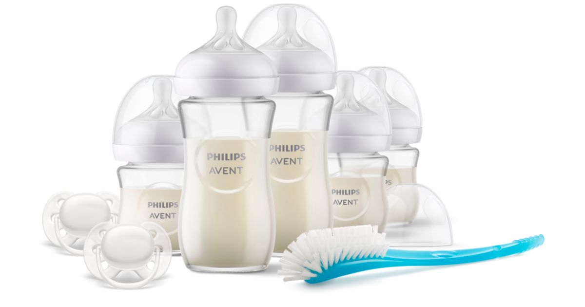 Philips Avent Natural Response Sklenená darčeková súprava pre novorodenca SCD879/11 - hlavný produktový obrázok Philips