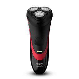 Shaver series 1000 dry electric shaver with cleaning brush