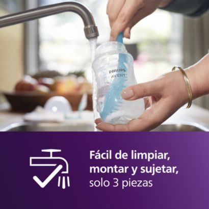Mantiene el ritmo de succión individual del bebé