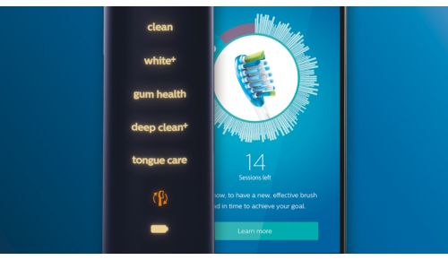 Zorg dat u de opzetborstel optimaal gebruikt