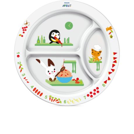 SCF702/00 Philips Avent Plato divisor para niños de 12m+