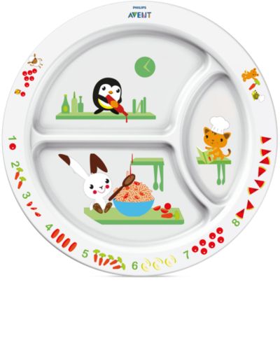 Toddler divider plate 12m+