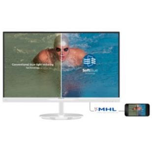LCD monitor with SoftBlue Technology