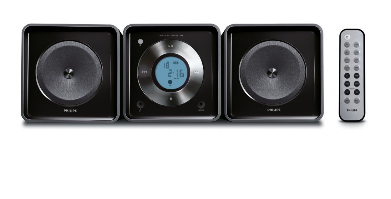 Compact audio system to match your lifestyle