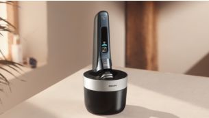 Deep cleaning in 1 minute for hygienic shave