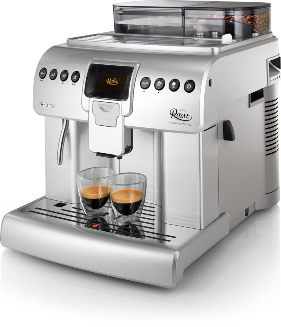Heel veel goeds Verhoogd buitenspiegel Royal Volautomatische espressomachine HD8930/01 | Saeco