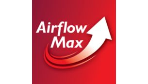 Revolucionārā AirflowMax tehnoloģija īpaši lielai sūkšanas jaudai