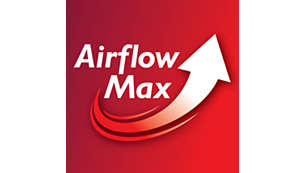 Revolucionarna tehnologija Airflow Max za visoko moč sesanja