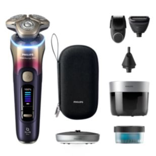 i9000 Prestige Ultra Elektrick&yacute; holic&iacute; strojek, mokr&eacute; i&nbsp;such&eacute;, SkinIQ Pro