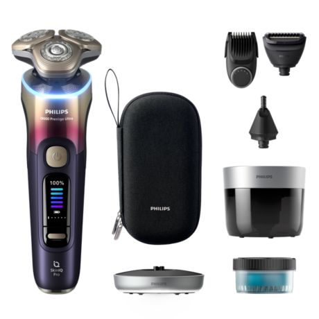 XP9407/37 i9000 Prestige Ultra Elektrick&yacute; holic&iacute; strojek, mokr&eacute; i&nbsp;such&eacute;, SkinIQ Pro