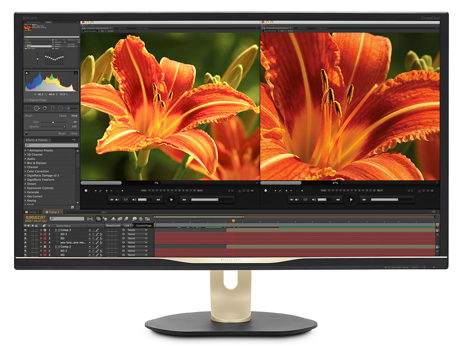 Brilliance MultiView 搭載 4K ウルトラ HD 液晶ディスプレイ BDM3275UP/11 | Philips Brilliance MultiView 搭載 4K ウルトラ HD 液晶ディスプレイ BDM3275UP/11 | Philips