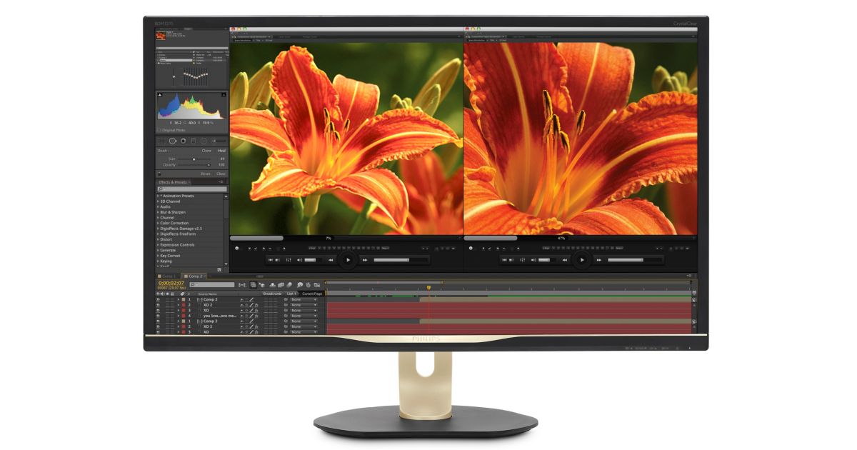 Brilliance MultiView 搭載 4K ウルトラ HD 液晶ディスプレイ