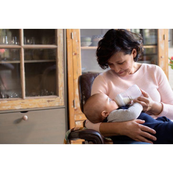 Supports baby's individual drinking rhythm