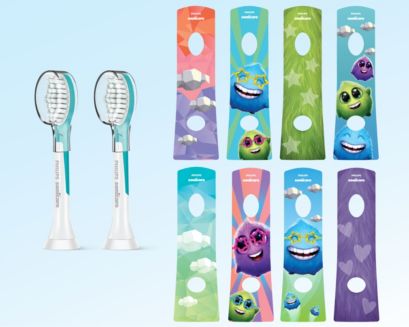 +2 Extra Sonicare for Kids Brush Heads.