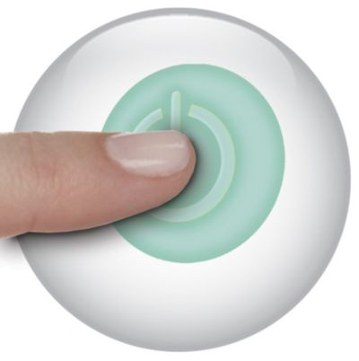 Simple push of the button safeguards against germs