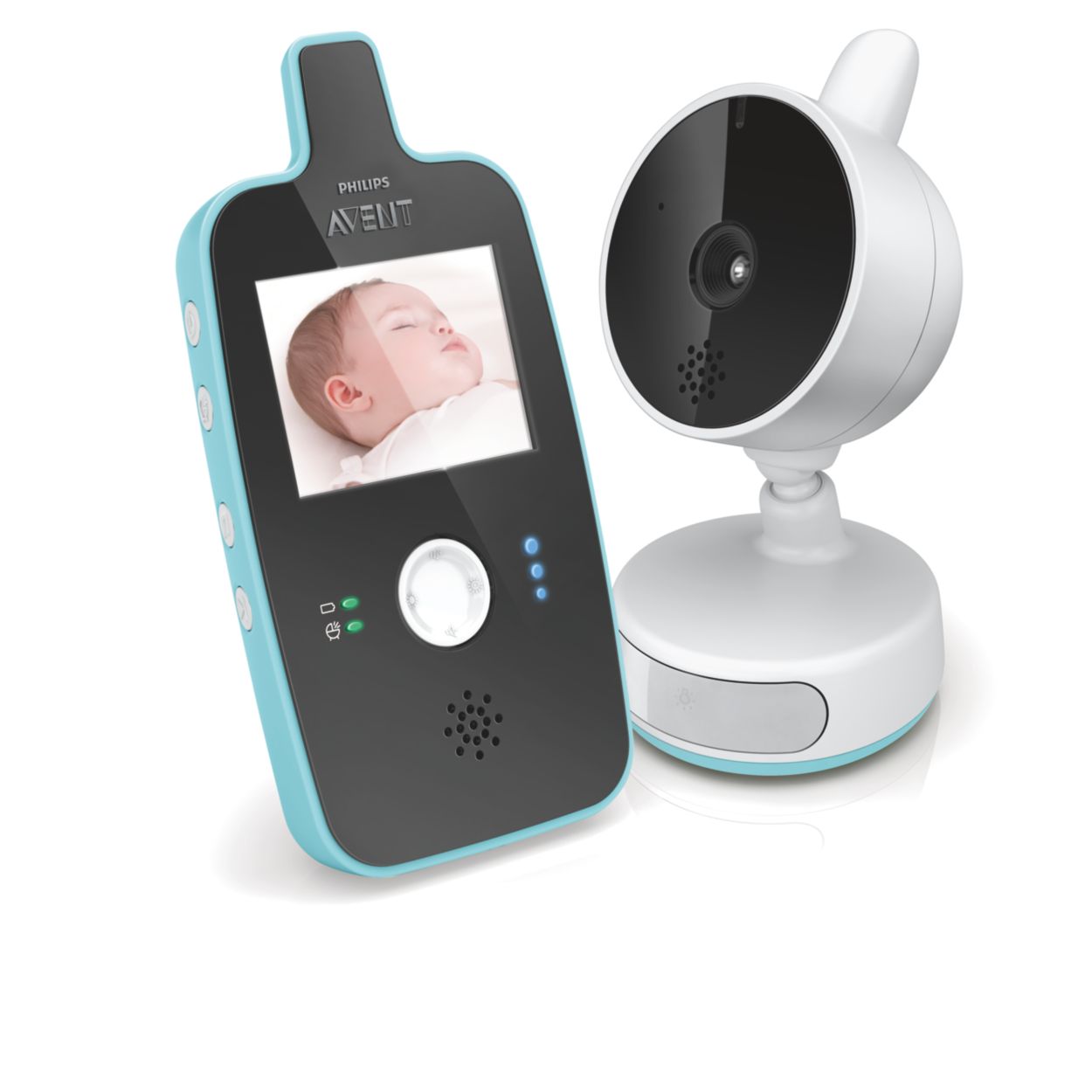 Ecoute-bébé vidéo numérique Philips AVENT FHSS SCD835 - bleu, Puériculture