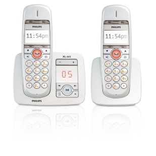 XL Téléphone fixe sans fil avec répondeur