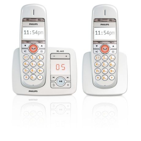 XL6652C/38 XL Téléphone fixe sans fil avec répondeur