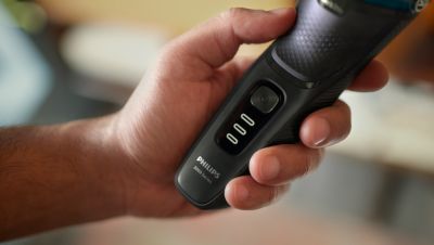 3 level battery indicator to know when it's time to charge