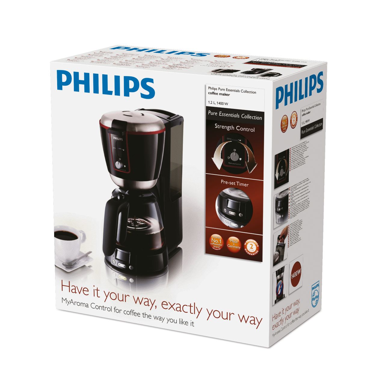 Pure Essentials Coffee Maker Hd7690 90 Philips