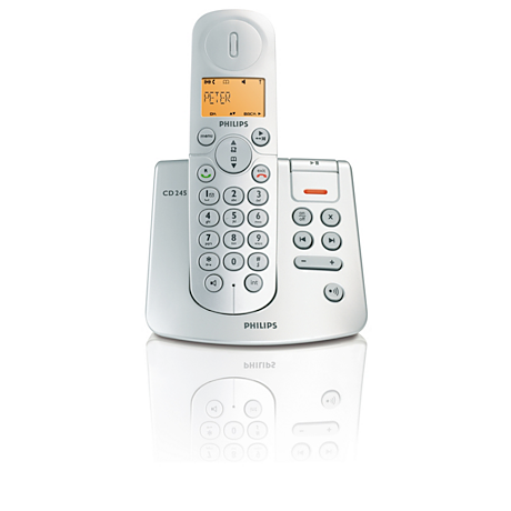 CD2451S/21  Telefonsvarer for trådløs telefon
