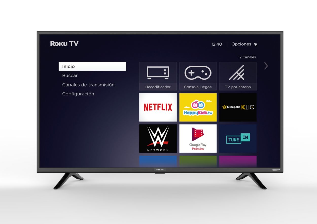 PHILIPS Smart TV Roku Roku de 40 pulgadas 1080p FHD LED con aplicación de  control de voz, Airplay, transmisión de pantalla y más de 300 canales de