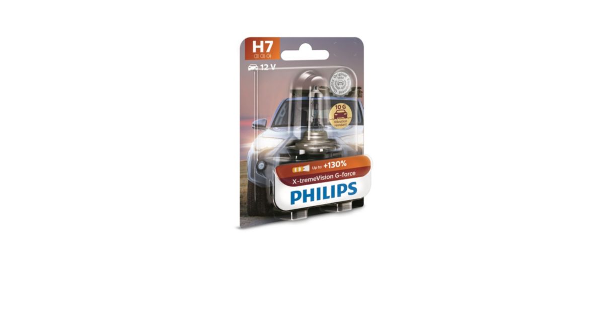 X-tremeVision G-force 10 G vibration resistance 12972XVGB1 | Philips