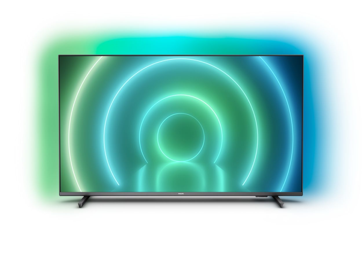 LED Philips Ambilight 50” UHD 4K 50PUD7906 Android Smart TV