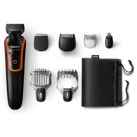 QG3340/16 Multigroom series 3000 Máquina para cortar cabello y barba 7 en 1