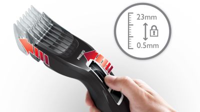 Easy to select and lock in 13 length settings: 0.5 to 23mm