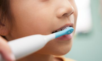 Glava četkice napravljena za decu