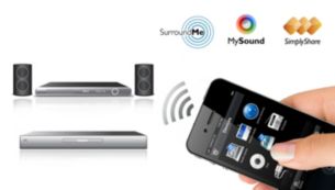 Transformez votre smartphone en télécommande pour les produits audio/vidéo Philips