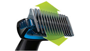 Bidirectional trimmer and comb to trims in every direction