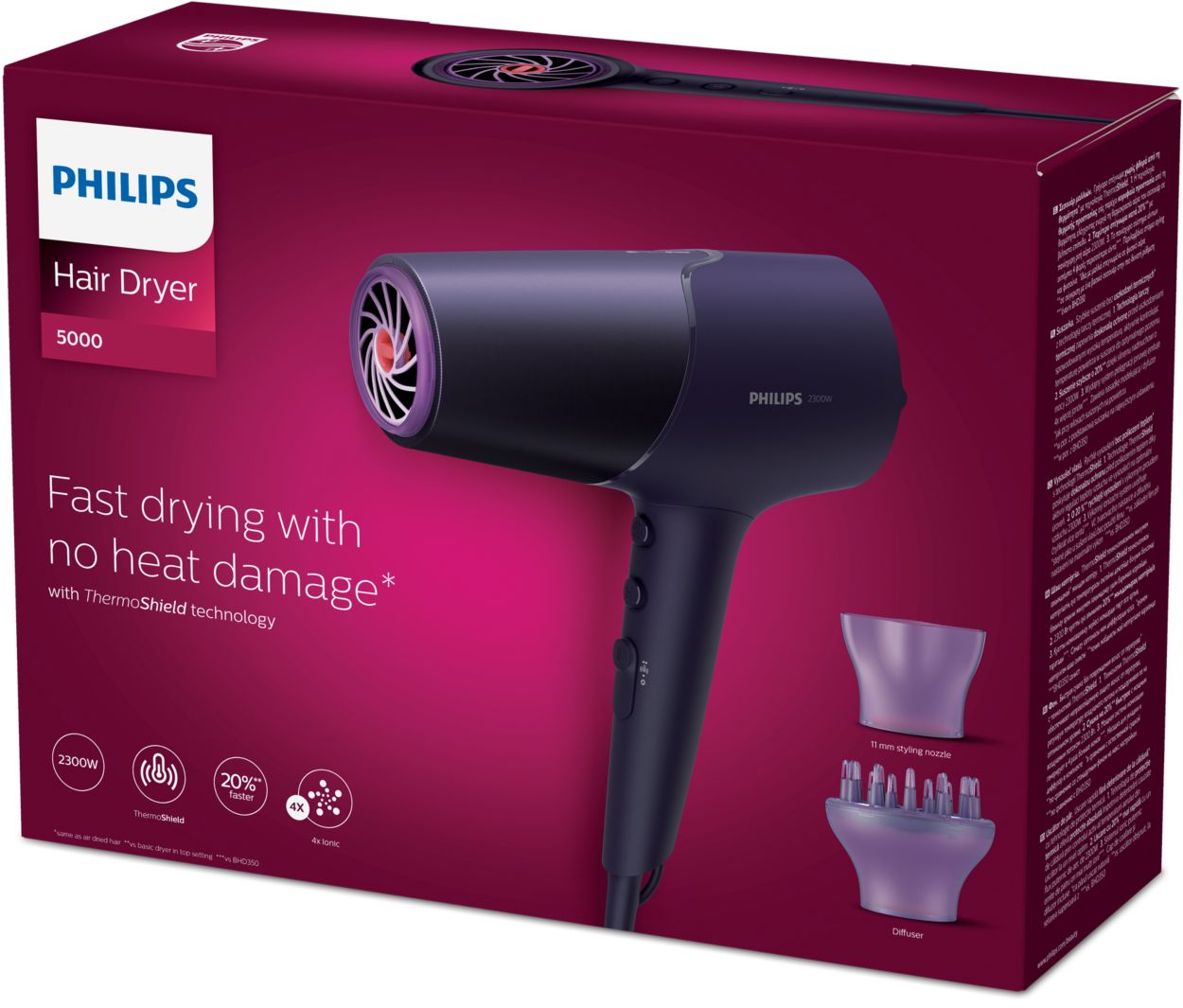 Secador best sale pelo philips