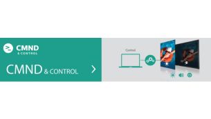 CMND & Control te permite utilizar funciones, monitorear el dispositivo y realizar mantenimientos