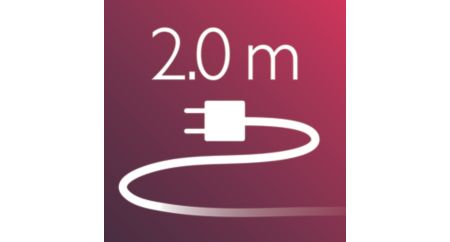 2 m cord for ease of use