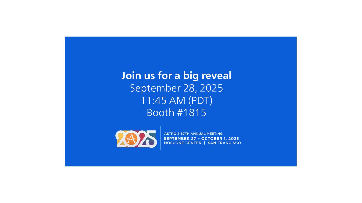 Join us for a reveal