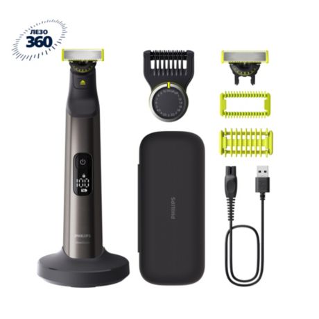 QP6652/61 Електростанок Philips OneBlade Pro 360 Для обличчя та тіла
