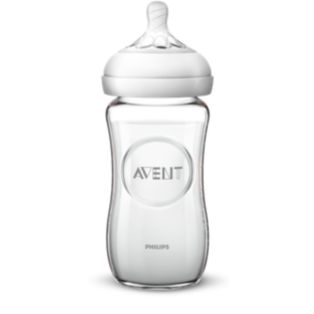 Avent Szklana butelka dla niemowląt Natural