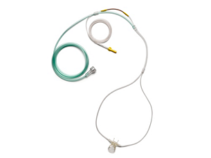 Microstream™ Advance adult oral/nasal CO₂ sampling line with O₂ tubing, extended duration use Capnography supplies