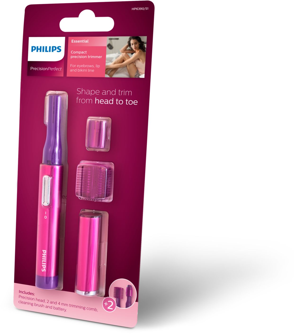 Forebyggelse Lim makker Precision trimmer HP6390/51 | Philips