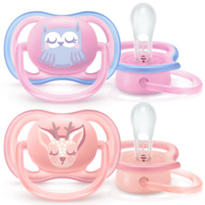 A light, breathable pacifier.
