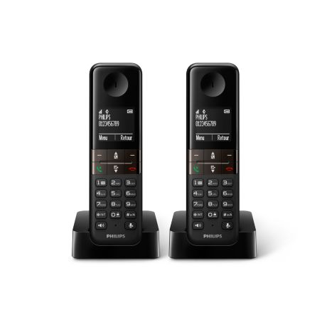 D4502B/FR  Téléphone fixe sans fil