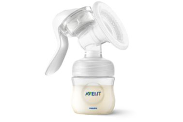 Manual breast pump for comfortable expressing