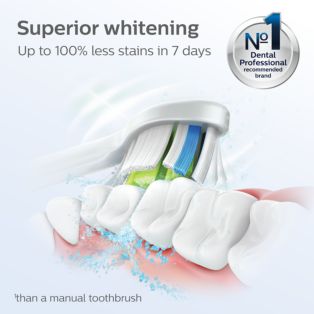 Sonicare W2 Optimal White 4x interchangeable sonic toothbrush heads